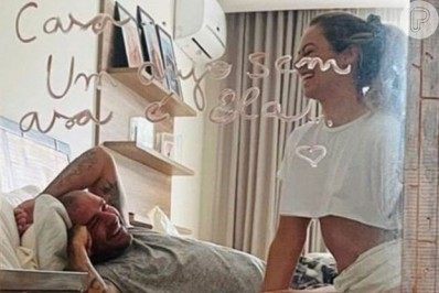 Fotos! Paolla Oliveira compartilha registros íntimos com Diogo Nogueira