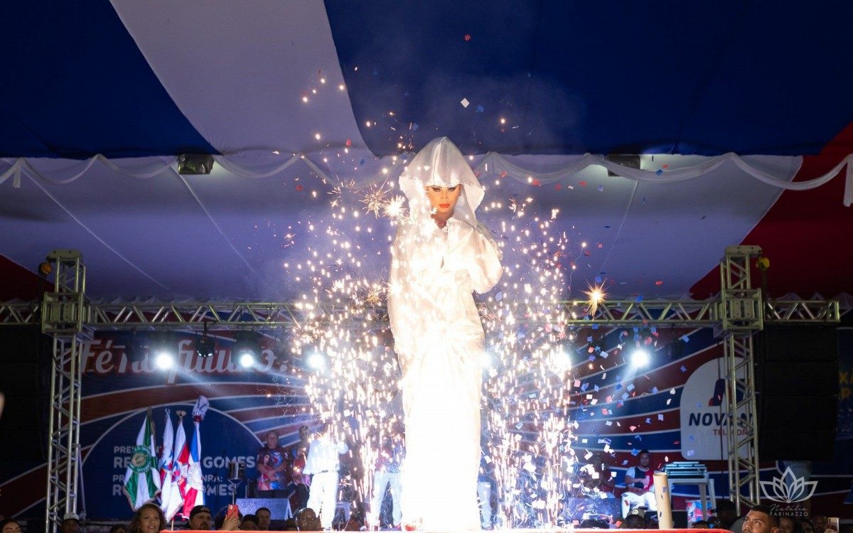 Nat&aacute;lia Lage se inspirou em uma das cenas do filme Cruella, de Craig Gillespie, para a coroa&ccedil;&atilde;o 