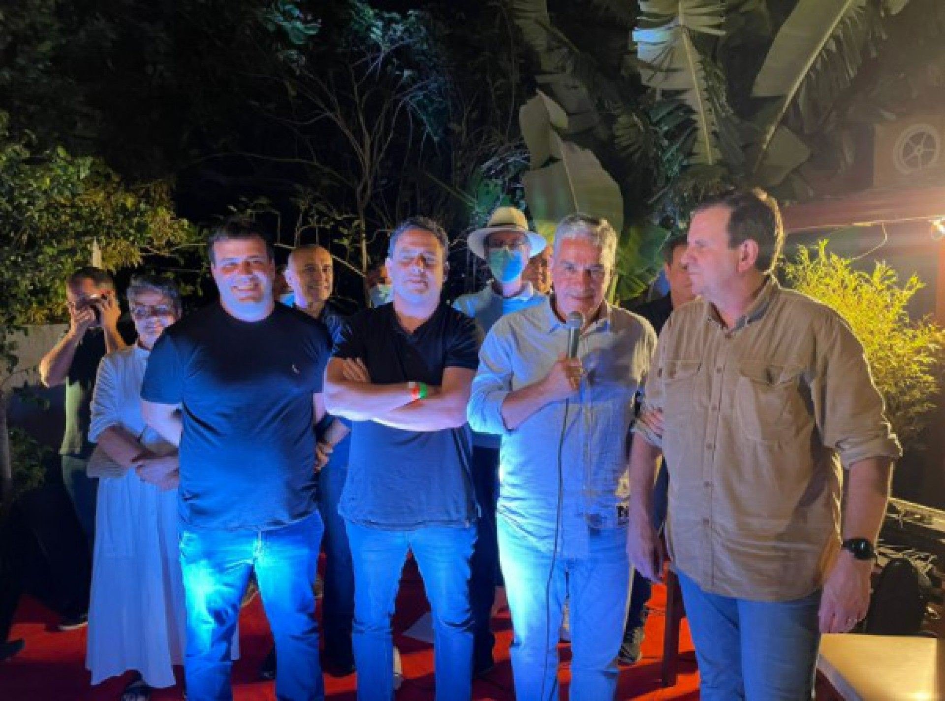 Andr&eacute; Ceciliano, que tamb&eacute;m falou no evento, comentou com a coluna que est&aacute; tudo fluindo para a candidatura ao Senado pelo PT - Renata Cristiane