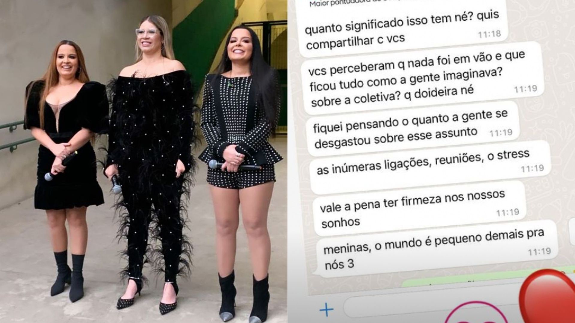 Maiara compartilha mensagem de Mar&iacute;lia Mendon&ccedil;a dias antes da queda de avi&atilde;o