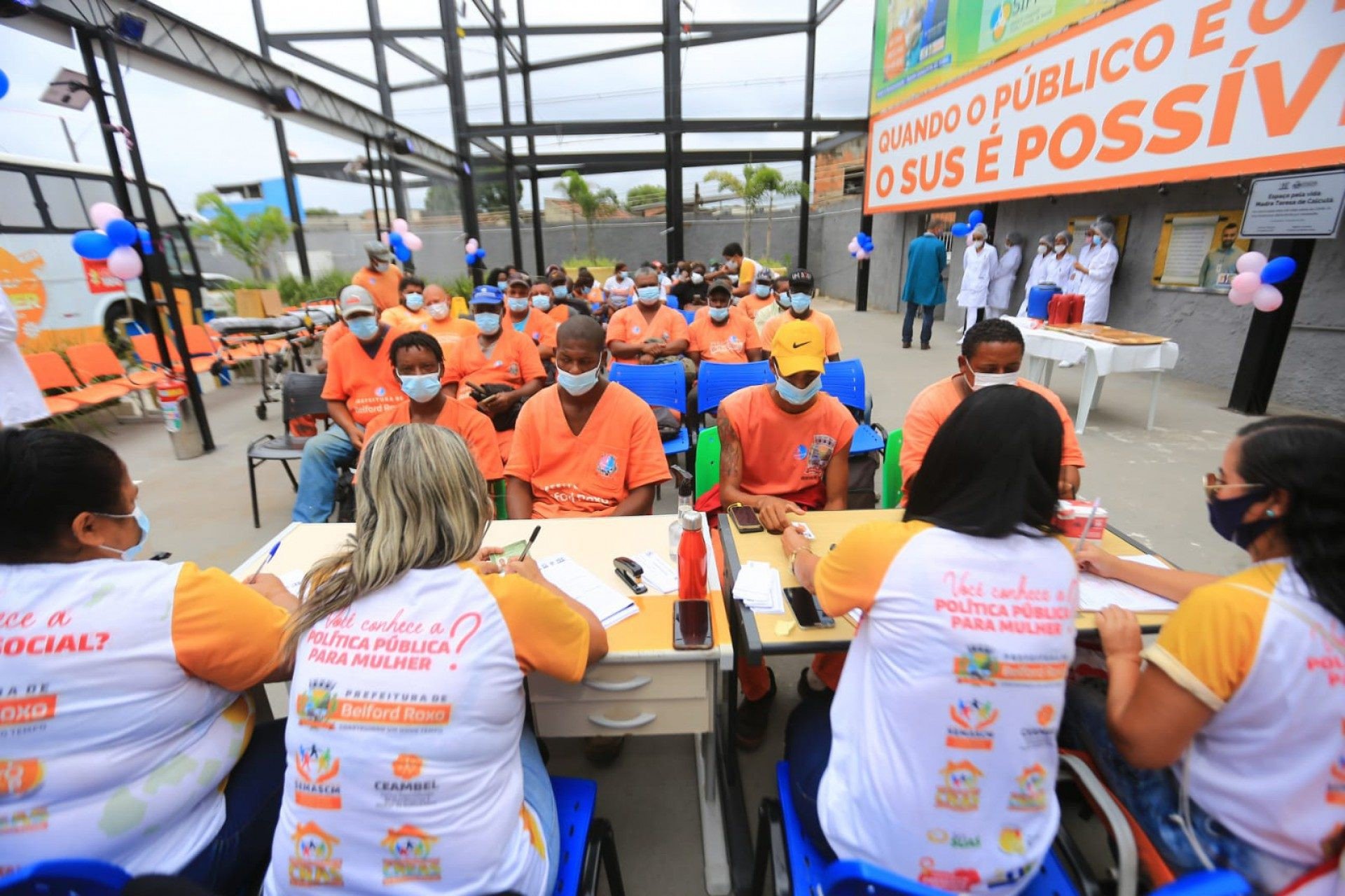 Funcion&aacute;rios da Secretaria de Conserva&ccedil;&atilde;o tiveram acesso a diversos tipos de exames - Rafael Barreto / PMBR