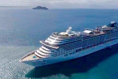 Transatlântico MSC Precioza, mais um navio, chegou a Búzios nesta quarta