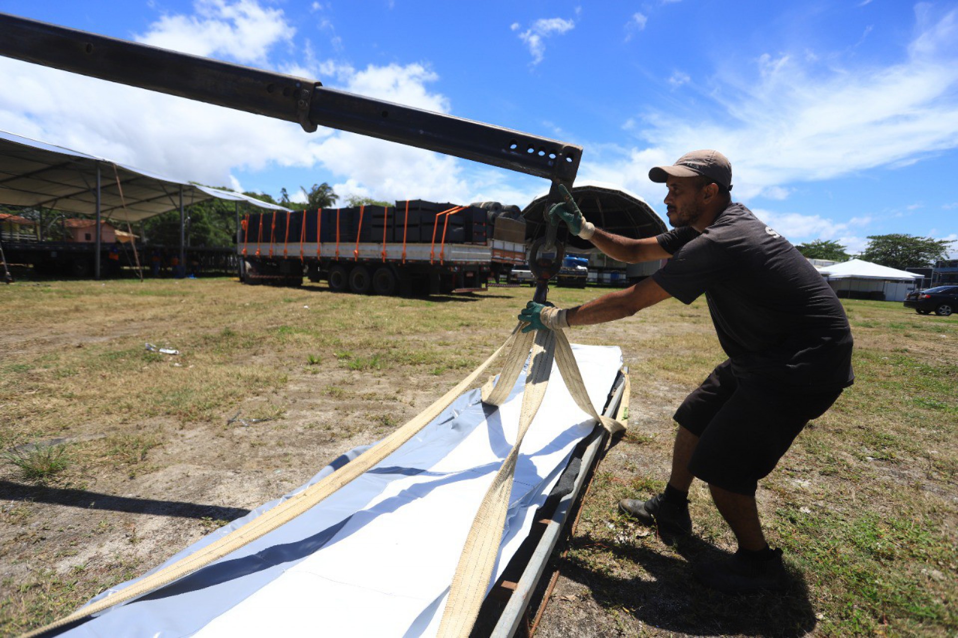 O trabalho est&aacute; a todo vapor na Cidade do Jazz. 