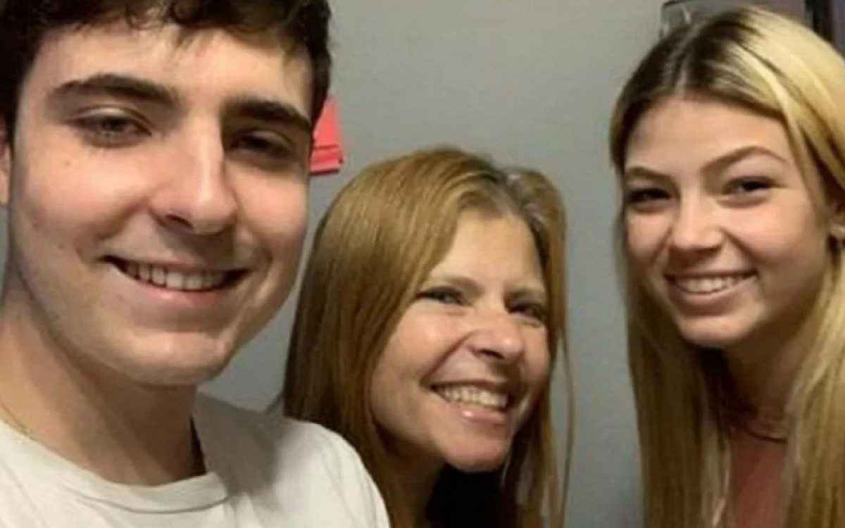 Jo&atilde;o Augusto Liberato, Rose Miriam e Gracie, namorada do rapaz