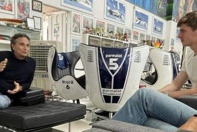 Verstappen encontra Piquet em Brasília antes do GP de São Paulo de Fórmula 1