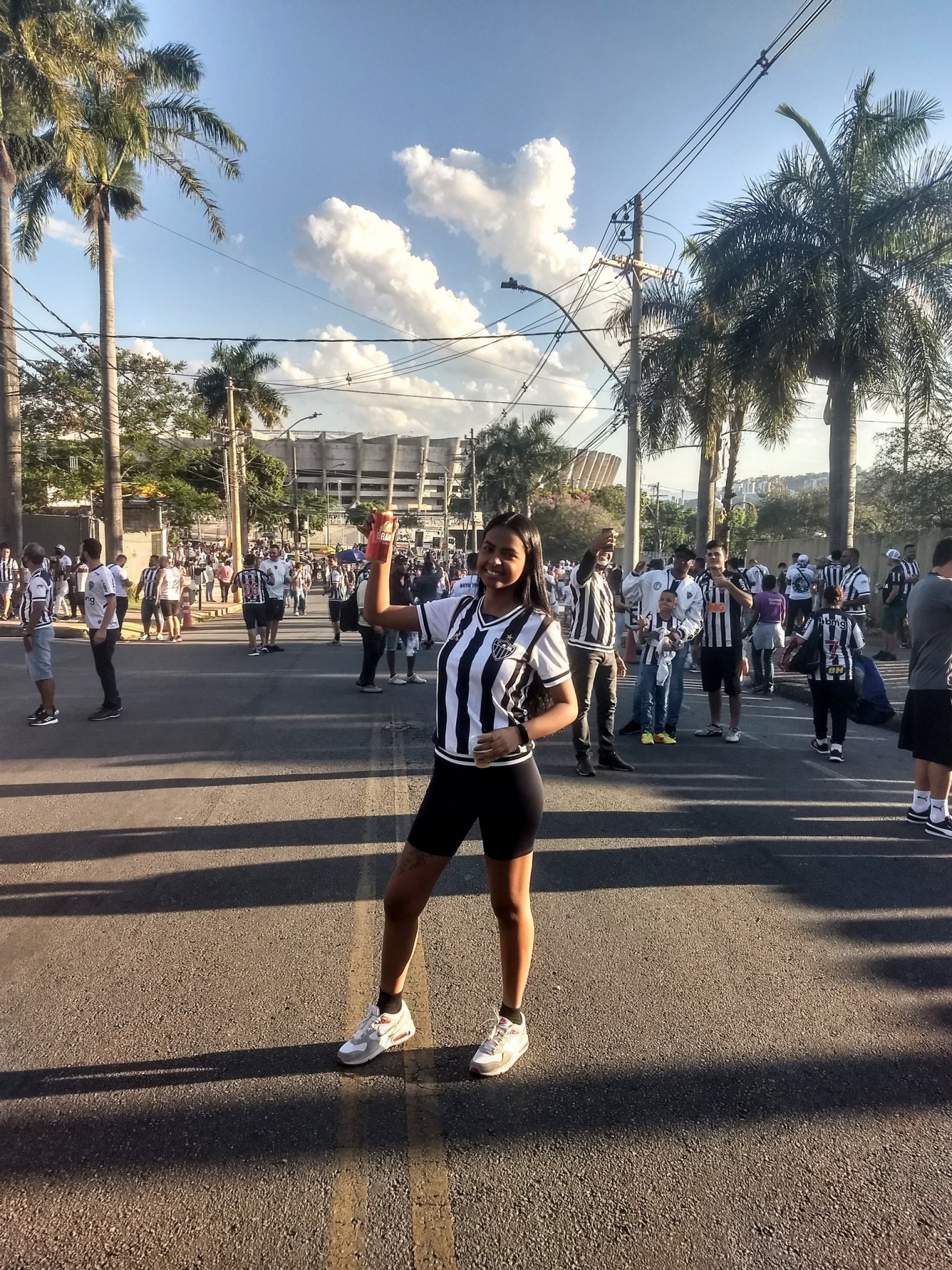 Torcedora do Galo relatou que não teve apoio dos seguranças depois de ter sido assediada - Reprodução/Twitter