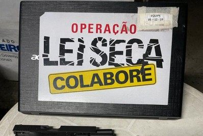Operação Lei Seca prende trio com arma e munições na Zona Oeste