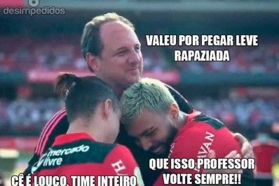 Atropelo do Flamengo em cima do São Paulo de Ceni rende memes na Web; veja!