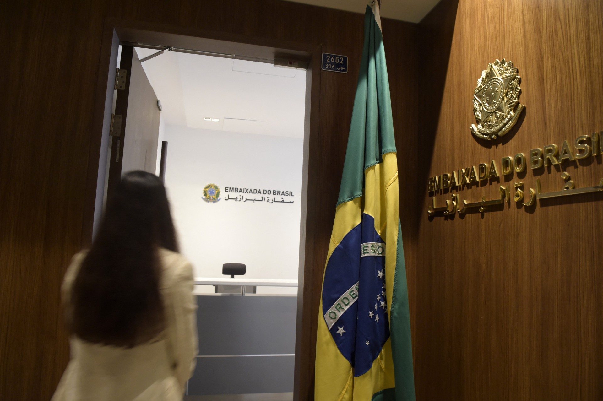 Nova embaixada brasileira na capital de Bahraini, em 16 de novembro de 2021 - AFP