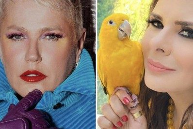 Mara Maravilha alfineta Xuxa após a loira usar acessório de origem animal em ensaio de fotos