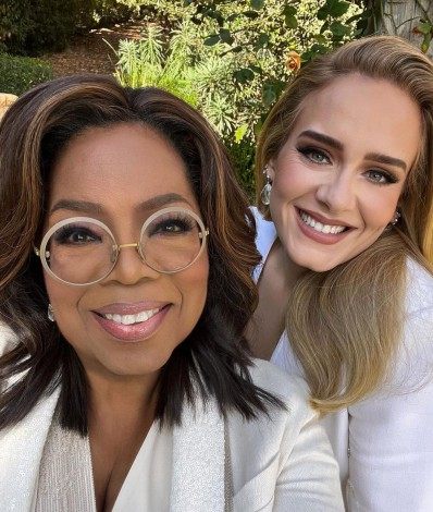 Adele e Oprah Winfrey - Reprodução Internet
