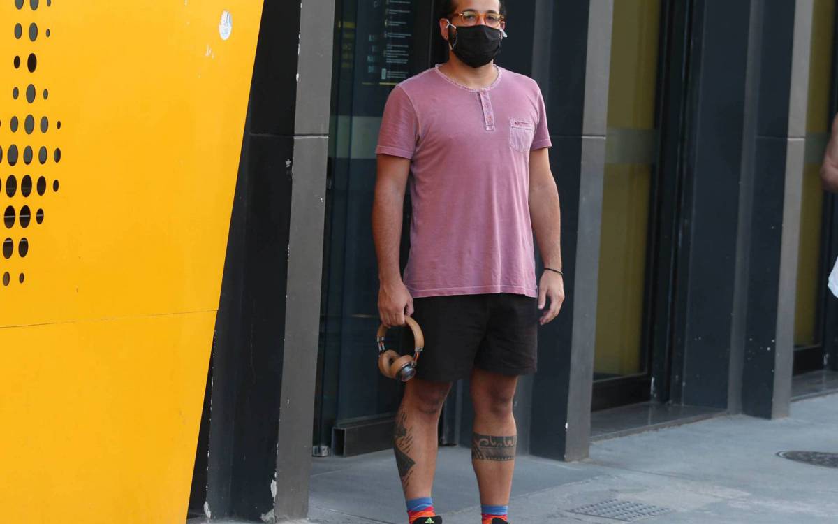 Rio,17/11/2021-TIJUCA, Academia Smart Fit,polemica no uso de mascaras nas academias, Prefeitura do Rio libera uso de mascaras nas academias, mas Secretaria de Estado de Saude mantem a obrigatoriedade do uso de mascaras em ambientes fechados. Na foto,usuario da academia, Alexandre Motta de Lima .Foto: Cleber Mendes/Ag&ecirc;ncia O Dia