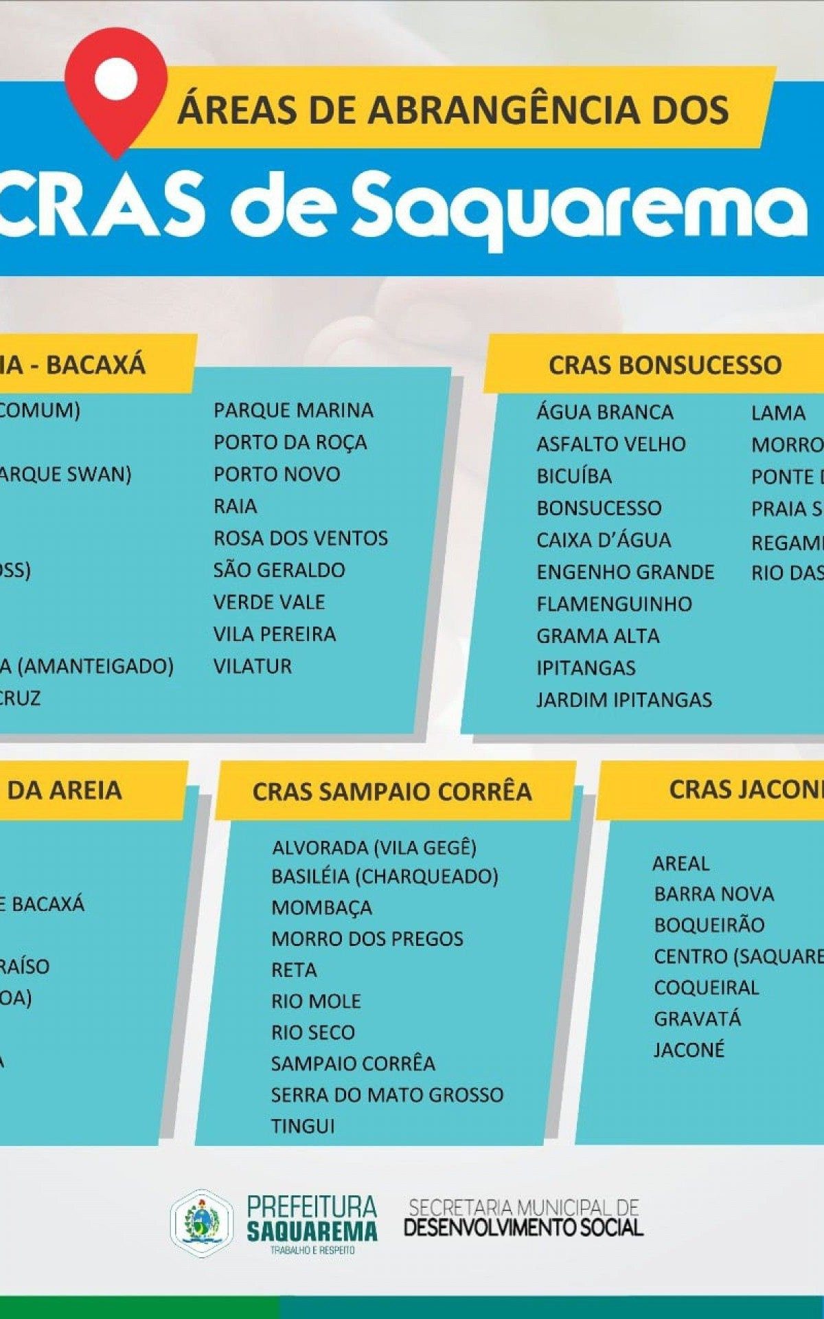 Confira a abrang&ecirc;ncia por bairros