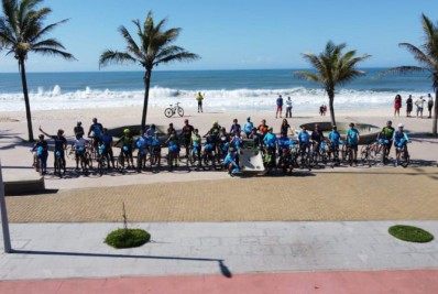 Ciclistas de Saquarema realizam pedal em conscientização ao Câncer de próstata - Reprodução redes sociais