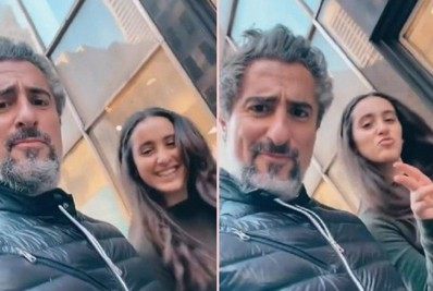 Criativa! Filha de Marcos Mion faz apresentação de slide para convencê-lo a viajar