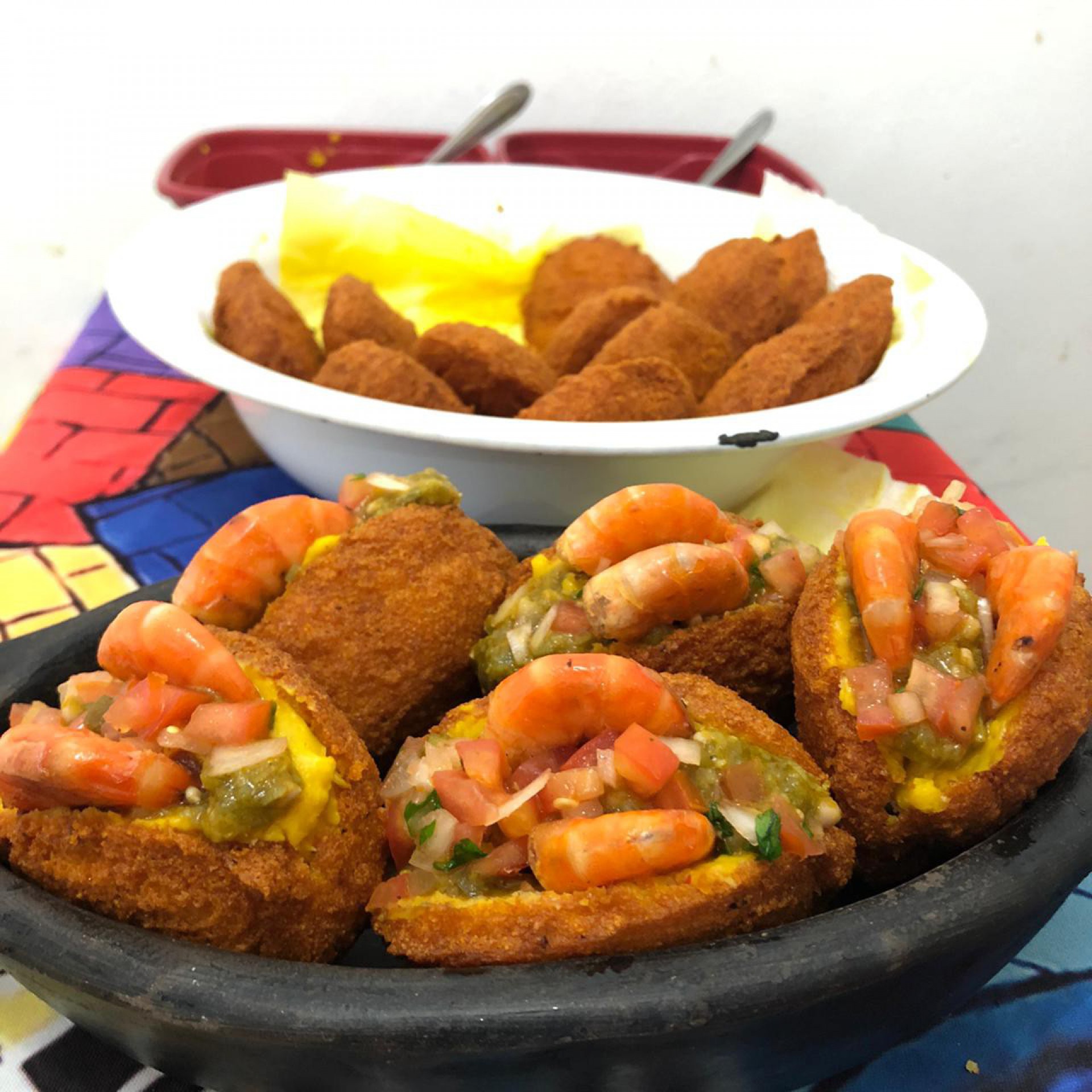 Acarajé com vatapá de camarão - Divulgação