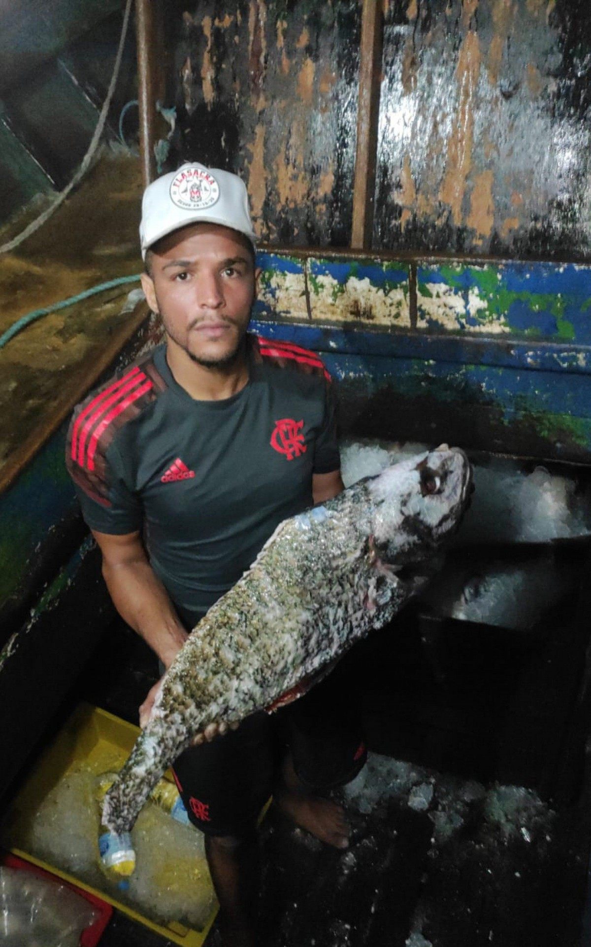 Filipe com a camisa do Flamengo