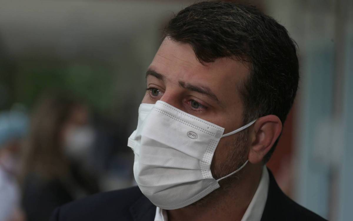 Rio,19/11/2021-GAVEA,Centro Municipal de Saude Pindaro de Carvalho Rodrigues,dose de reforco contra Covid-19, em pessoas com menos de 60 anos, na foto:Daniel Soranz .Foto: Cleber Mendes/Ag&ecirc;ncia O Dia