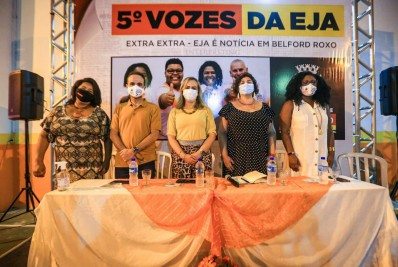 Vozes da EJA aborda textos jornalísticos nos trabalhos escolares em Belford Roxo