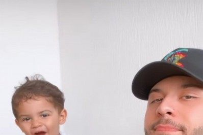 Murilo Huff surge em momento fofo com Léo, seu filho com Marília Mendonça
