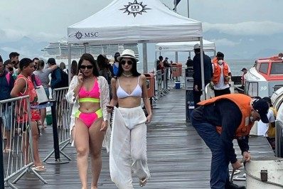 Angra recebe primeiros turistas de transatlânticos