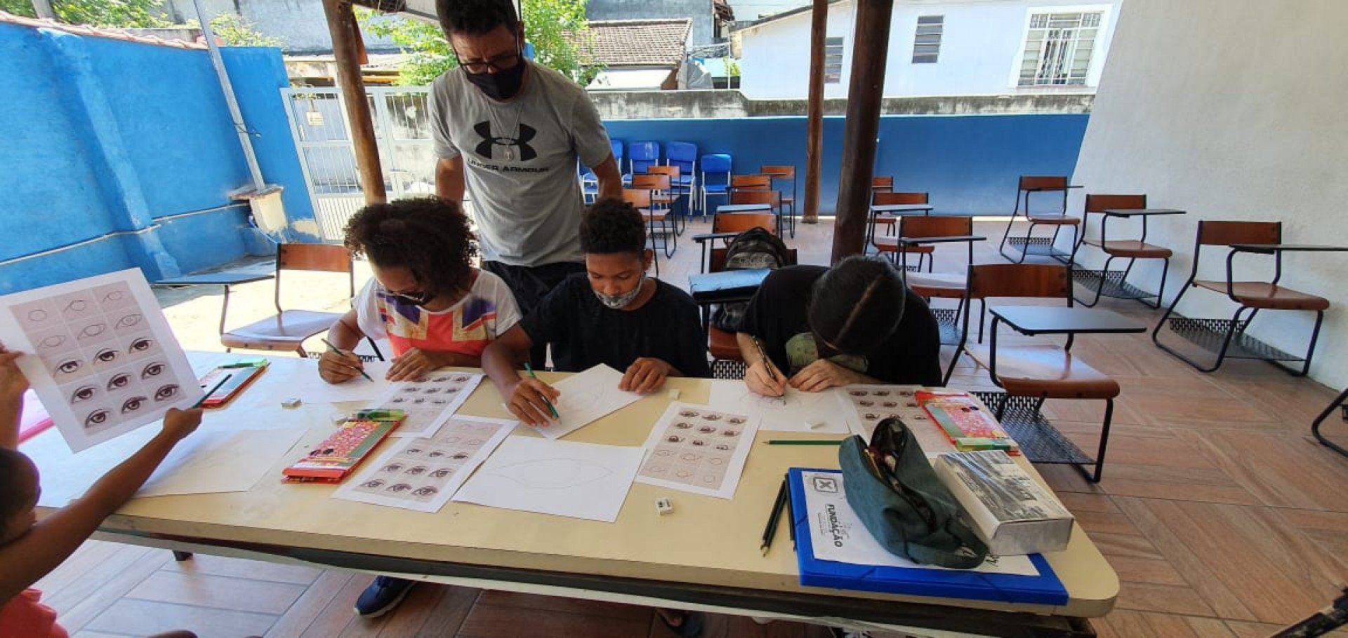 Oficinas acontecem na Casa Mageense de Cultur de segunda a sexta-feira. 150 alunos já estão matriculados nos cursos. - Divulgação/Lucas Santos.