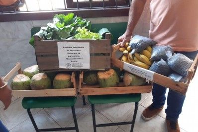 Abrigos de Saquarema recebem alimentos produzidos no Centro Agrícola Municipal
