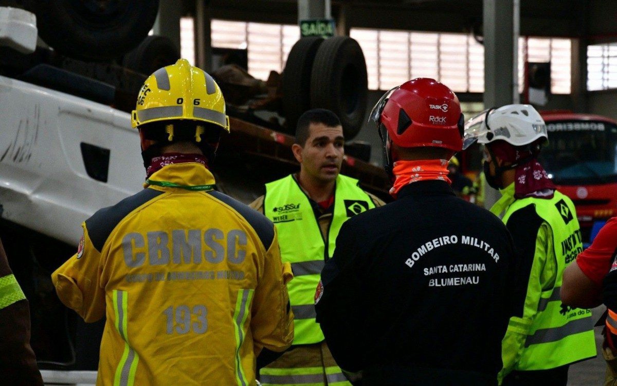  Corpo de Bombeiros RJ participa do Rescue Days Brasil 2021 em Santa Catarina - Divulgação