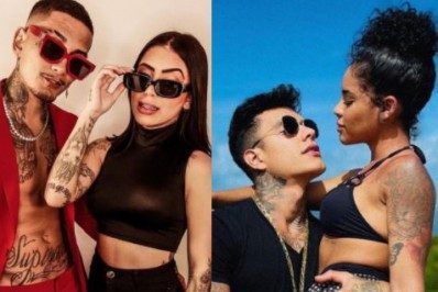 Noivo de Sthe interage com Mirella após confinados sugerirem trisal na 'Fazenda'