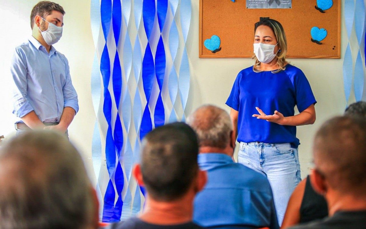 A secret&aacute;ria de Envelhecimento Saud&aacute;vel e Qualidade de Vida, Cristiane do Sobreira, destacou a import&acirc;ncia do Novembro Azul