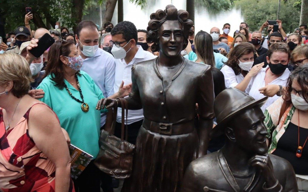 Inauguração de estátuas em homenagem a Paulo Gustavo em Niterói - Agnews