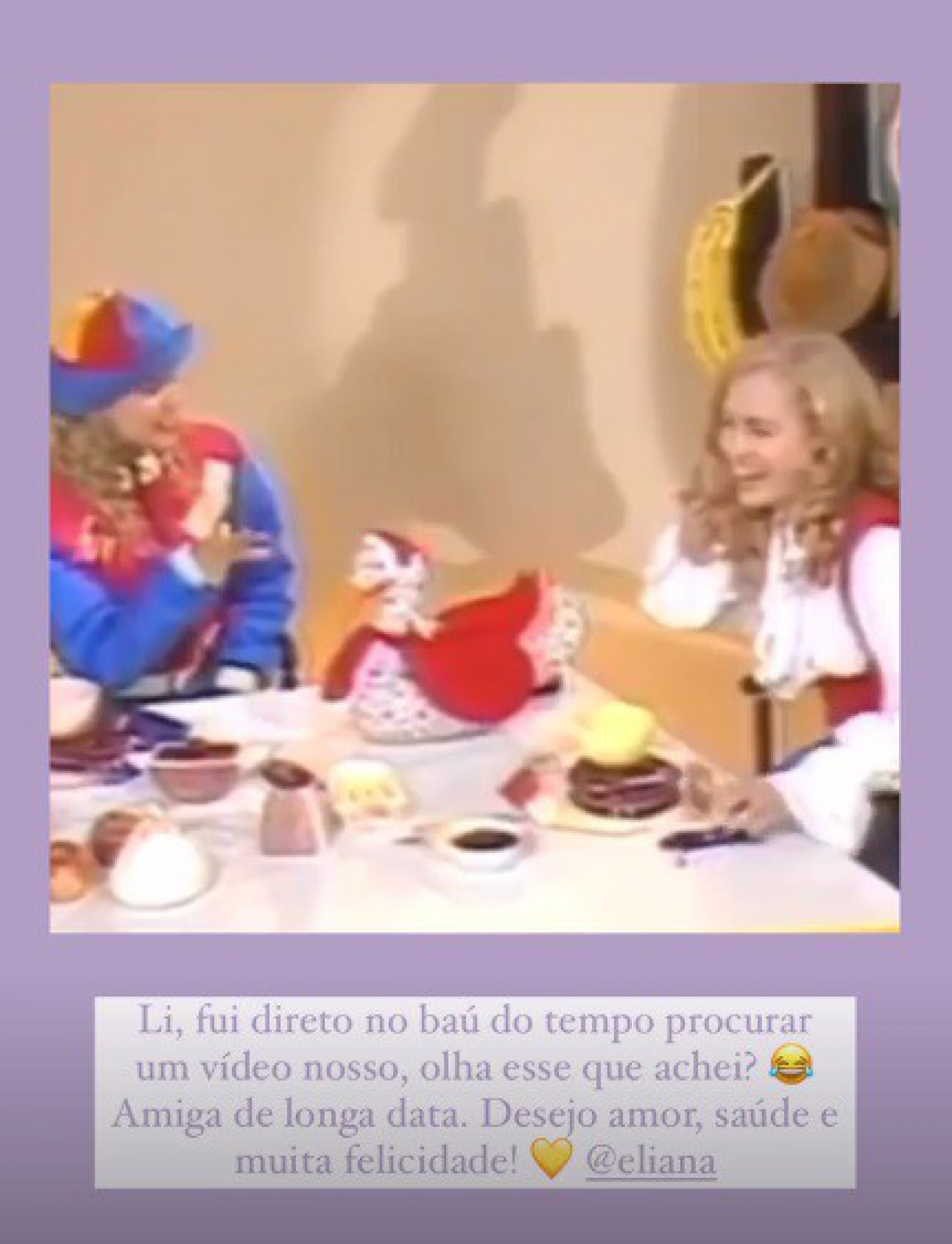 Angélica e Eliana - reprodução