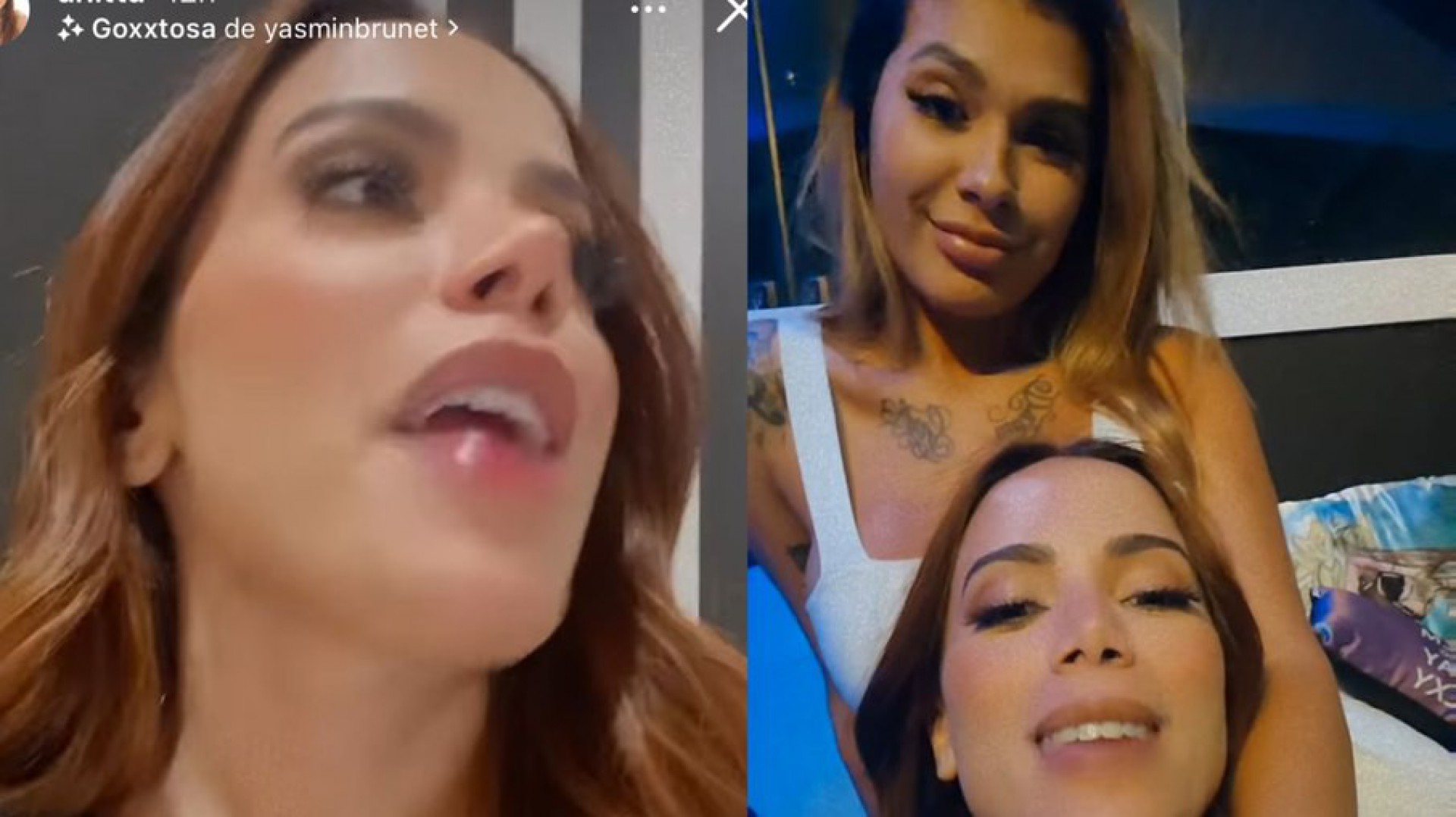 Anitta e Pocah  - Reprodução Internet