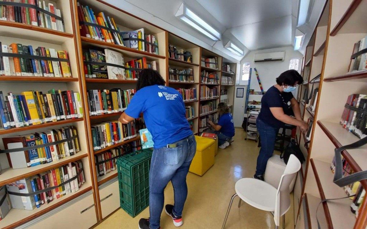Biblioteca itinerante do Sesc volta às ruas da capital do Rio - Divulgação