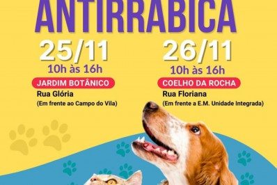Campanha de Vacinação Antirrábica acontece nos próximos dias em Meriti