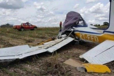 Piloto morre após queda de avião no interior de Minas Gerais