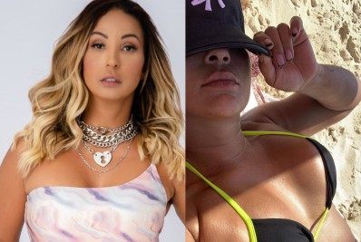 Após internação, Valesca Popozuda renova o bronzeado em praia do Rio