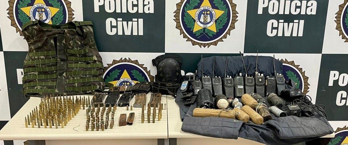 Operação da Polícia Civil contra a milícia que atua na Baixada e na Zona Oeste termina com mais de 30 presos - Divulgação