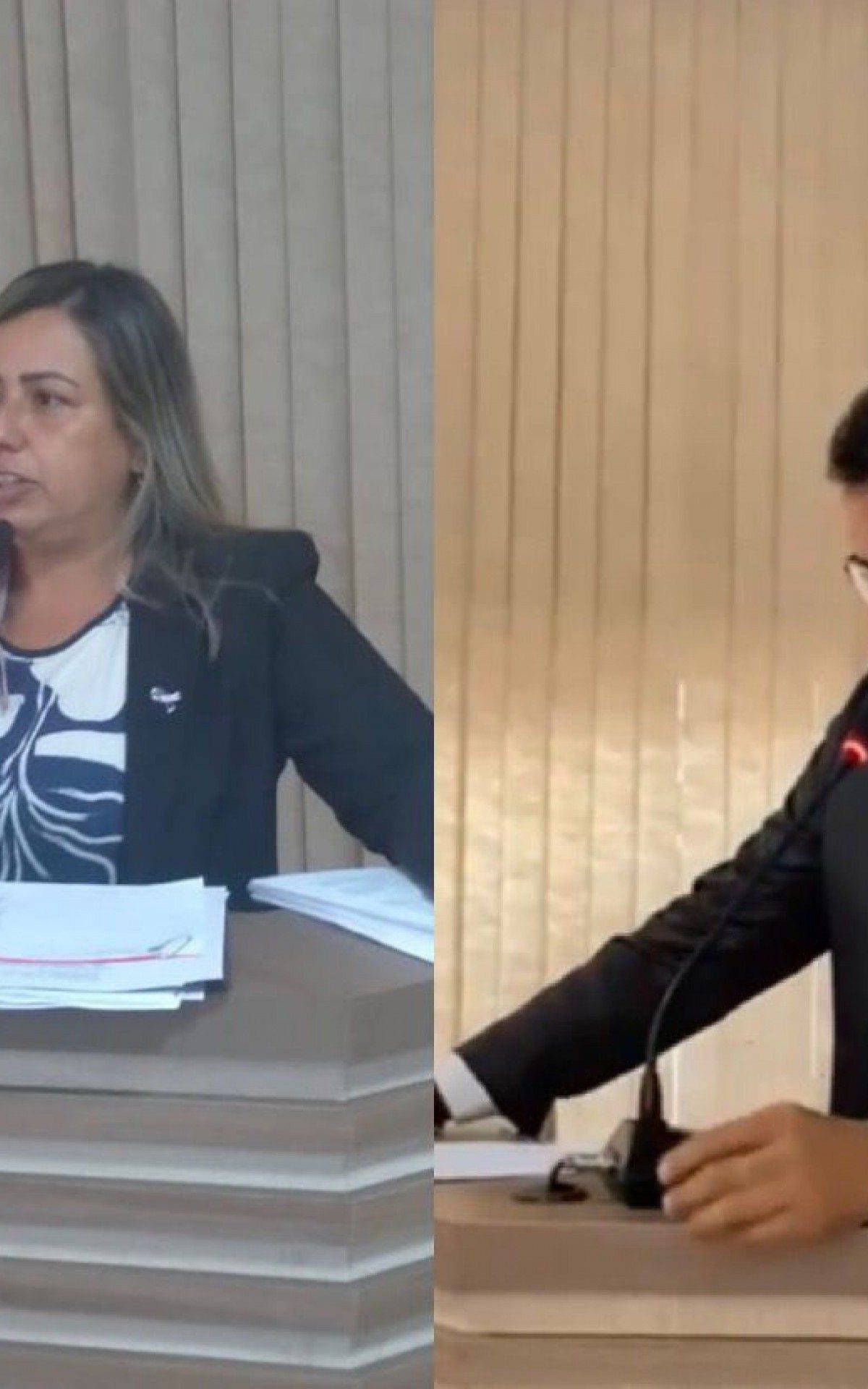 Vereadores Mislene de André e Isaías do Escolar questionara prefeito na sessão