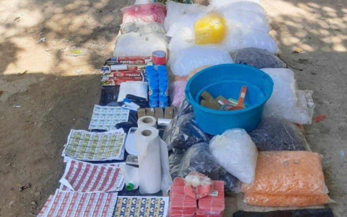 Grande apreensão de material do tráfico de drogas é registrada em Volta Redonda