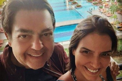 Esposa de Faustão celebra 19 anos de casamento com apresentador: 'Sorte a nossa' 