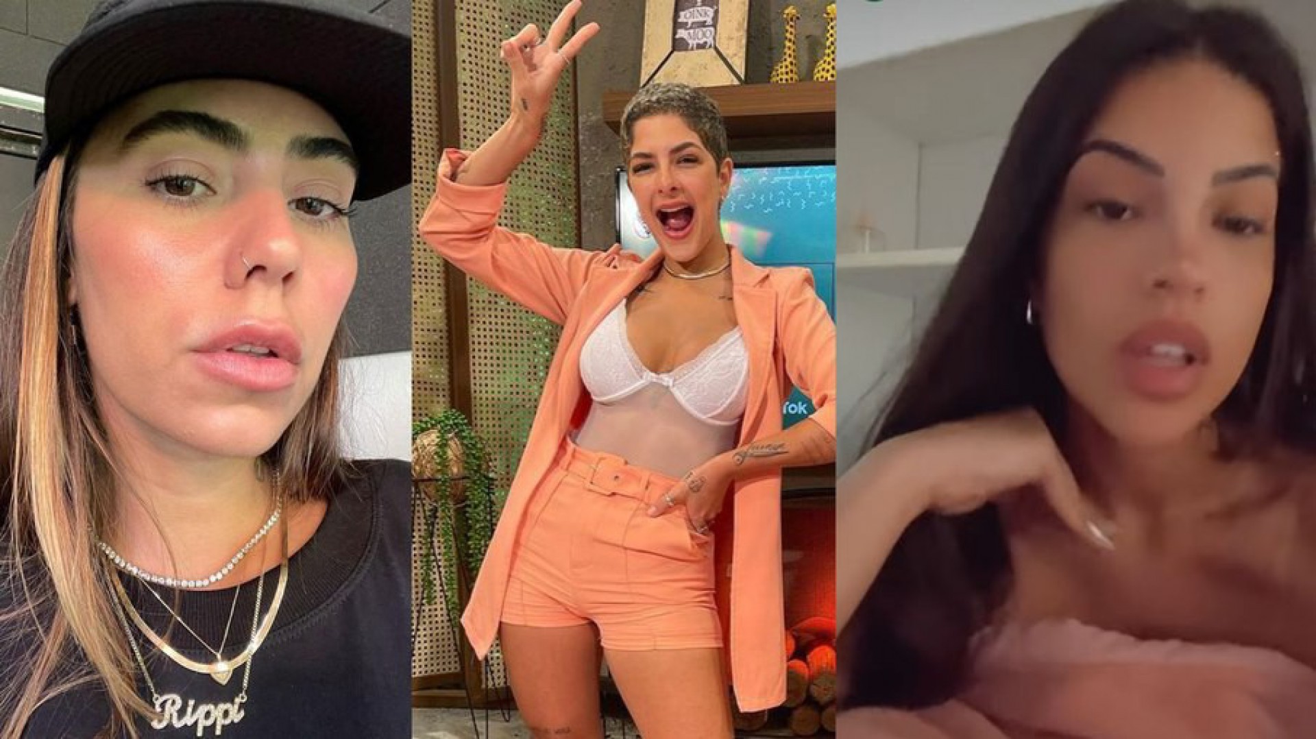 Gabi Rippi, Lary Bottino e Maju Mazalla - Reprodução Internet
