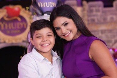Vídeo! Yhudy, filho de Mileide Mihaile se emociona com mensagem surpresa deixada pela mãe