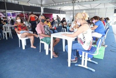 Mutirão do CadÚnico atende mais de 300 meritienses na Praça dos Três Poderes