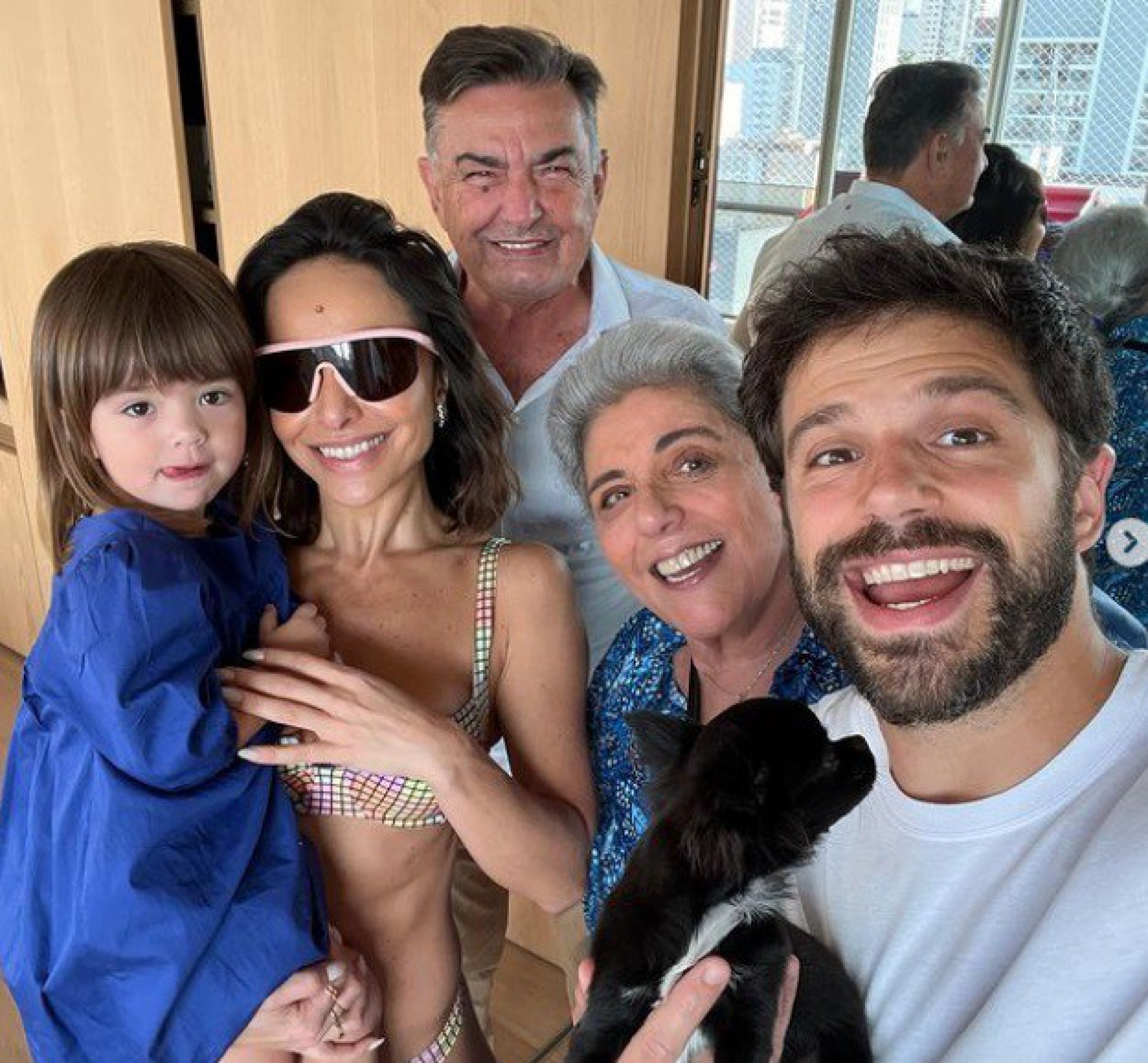 Duda Nagle e a família - reprodução do instagram