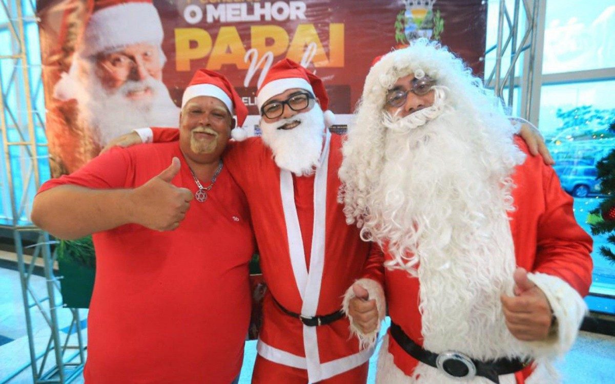 Guilherme, Elso e Marco Antonio se confraternizaram ap&oacute;s o resultado do concurso