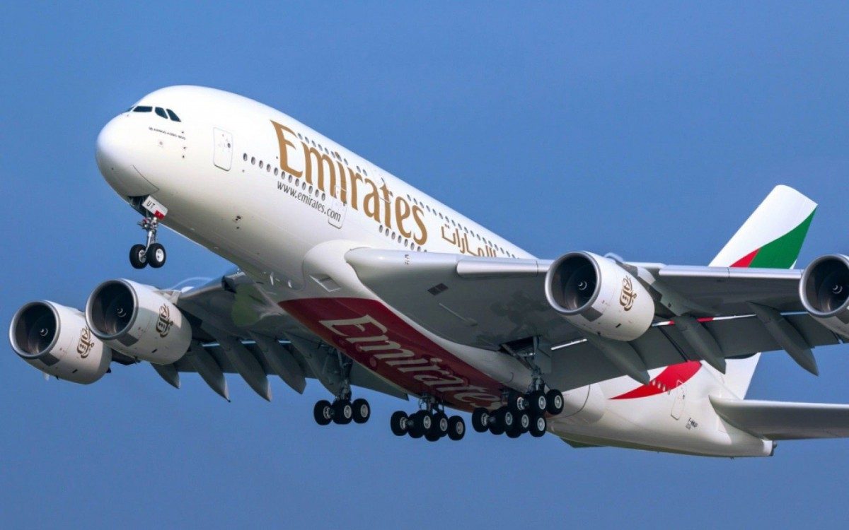Avião da Emirates - Divulgação