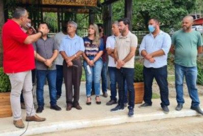 Prefeitura realiza inauguração na estrada de acesso à Tomascar