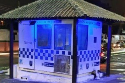 PM reativa cabine no bairro Nova Cidade, na saída da Via Light, em Nilópolis