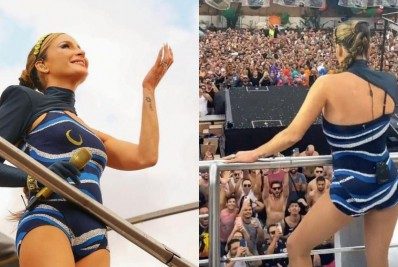 Claudia Leitte rebate comentários por show com aglomeração: 'Críticas seletivas'